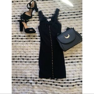 Black mini dress